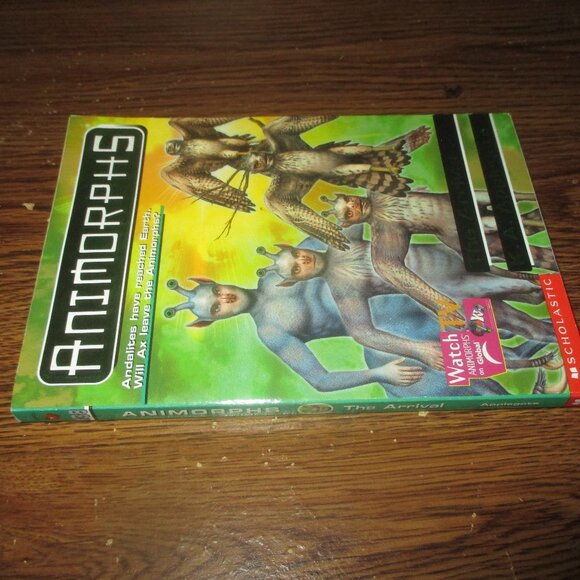Animorphs 38 The Arrival by Applegate, Scholastic 1st Printing, Science Fiction - Picture 3 of 4